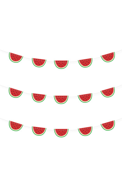 Choice1 أكاليل البطيخ، راية البطيخ الصيفية القزمية، دلايات دوامات الفواكه اله...