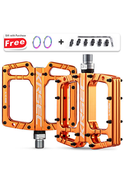 Choice دواسات دراجة هوائية من نوع ORANGE P و TC4 PW KRSEC CNC بثلاثة محامل، م...