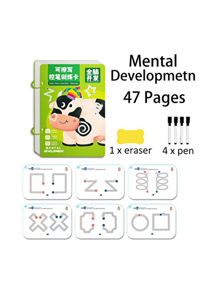 Choice1 Mental Developmetn Magical Tracing Workbook Reusable Calligraphy Copy...
