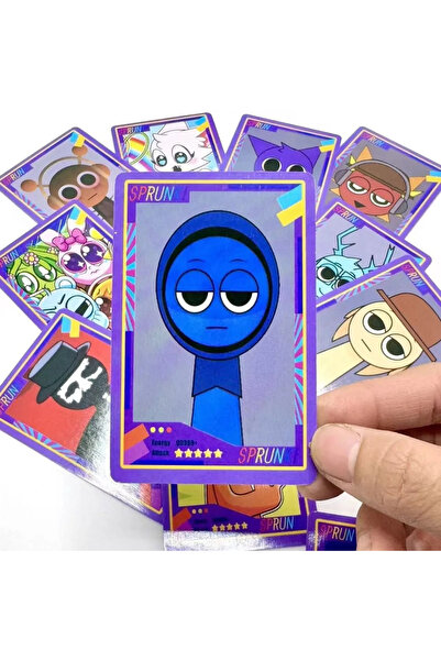 Choice ٥٤ قطعة في علبة، بطاقات سبرونكي مطبوعة على الوجهين، بطاقات لومو كرتوني...