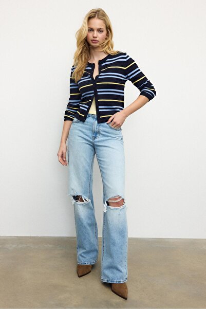 Stradivarius D92 straight wide-leg jeans