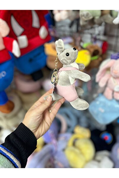 EyER Shoping Breloc cangur de calitate VIP de dimensiuni gigantice, roz