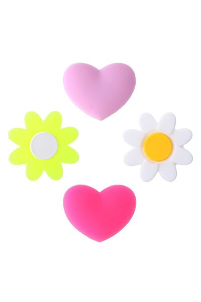 Choice 4PCS heart flower Tennis Racket Vibration Dampener Heart Tennis Shock ...