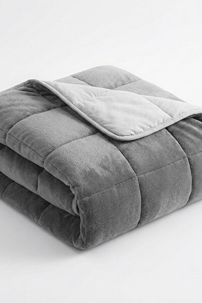Nart Home Wellsoft Çift Kişilik Yorgan Çift Taraflı Gri 195x215
