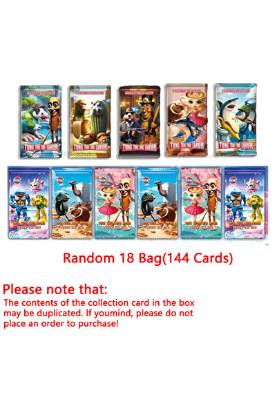 Choice3 Random 18 Bag 1 Set Italian Brainrot Cards of Collection Tungtungtung...