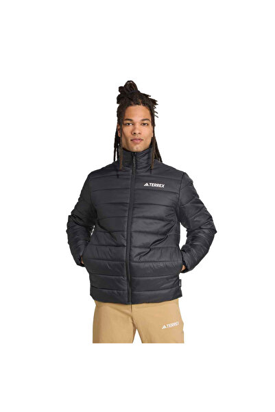 adidas Terrex Multi Essentials Insulated Erkek Siyah Dik Yaka Mont
