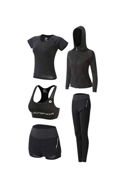 adidas 5-Piece Sports Suit Set for Gym