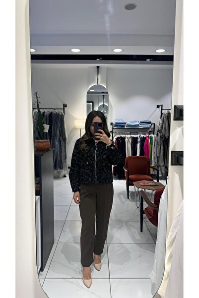 MEFA GİYİM DESENLİ KISA CEKET