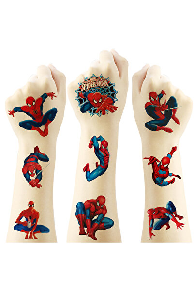 Choice 20PCS 20pcs Disney Anime Spider Man Tattoo Stickers Cartoon Super Hero...