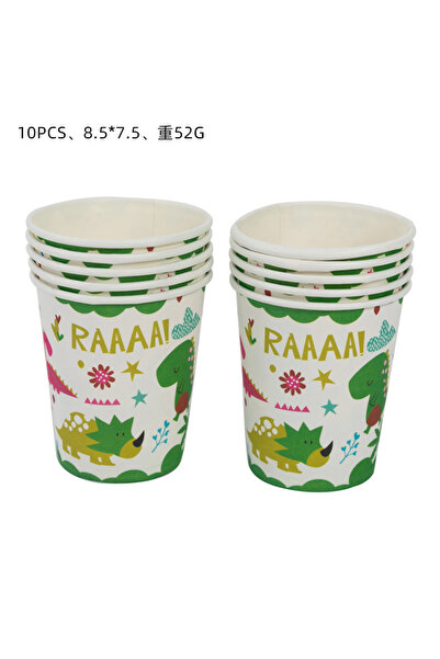 Choice 10pcs Cups Dinosaurs Birthday Party Decoration Paper Cups Plates Table...