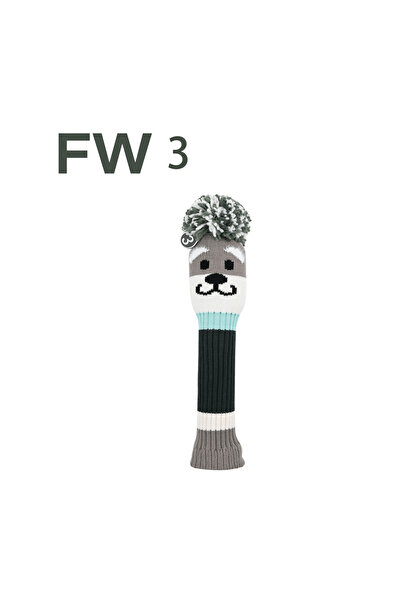 Choice أغطية رأس جولف بتصميم كلب شناوزر لطيف من 3FW، مناسبة لمضارب القيادة وا...