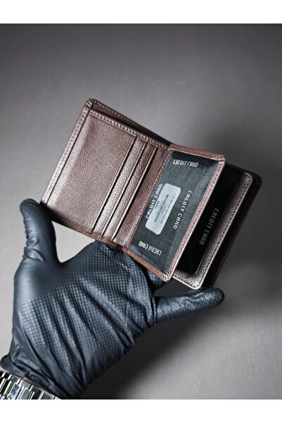 NZCLUB Erkek Hakiki Deri Kartlık cüzdan Orjinal