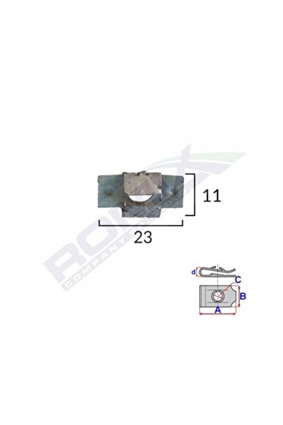 ROMİX Κλιπ καλύμματος κινητήρα για Peugeot σετ 5 τεμαχίων