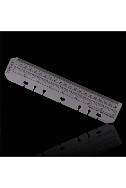 Choice A5 Transparent Plastic Bookmark Ruler for 6 Holes Binder Notebook, A5 ...