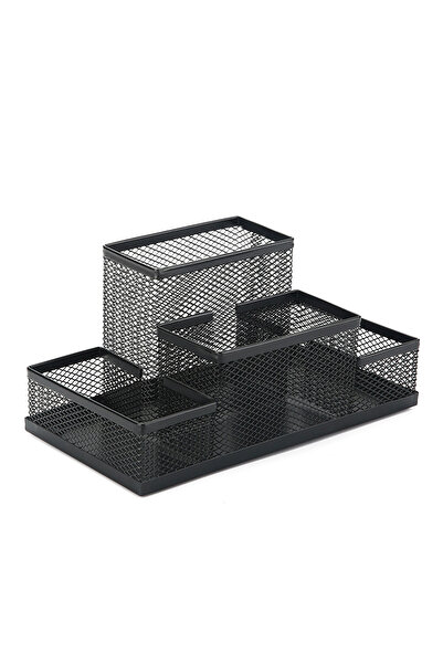 Choice 1pcs Desk Storage Tame Office Supplies Clutter Fast Black Mesh Desk Or...