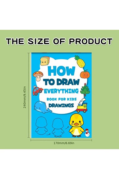 Choice Blue Drawing Book Fun Drawing Book Simple 4-step Tutorial on How To Co...