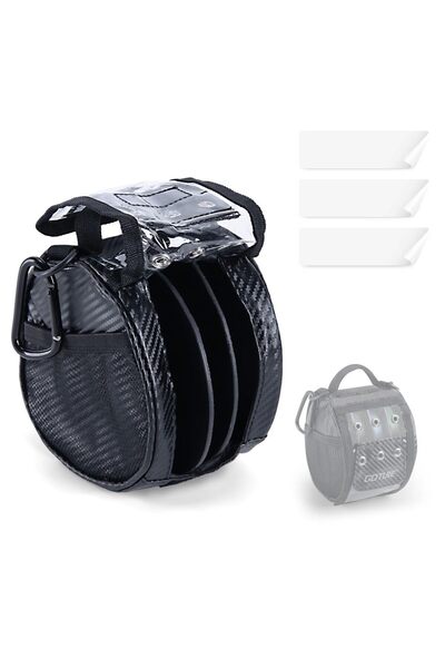 Choice حقيبة تخزين خيوط الصيد بثلاث فتحات، من 3 إلى 6 فتحات، مزودة بنافذة عرض...