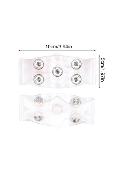 Choice أحذية تسلق بيضاء بخمسة مسامير مانعة للانزلاق مصنوعة من مادة مطاطية حرا...