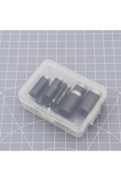 Choice Black 15 Sizes Round Hole Punch(1-15mm), Hollow Punch Cutter Tool Set ...