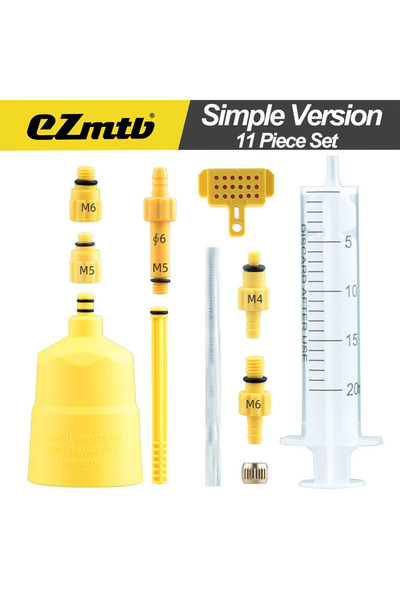 Choice طقم مكون من 11 قطعة، طقم أدوات تصريف فرامل القرص الهيدروليكية للدراجات...