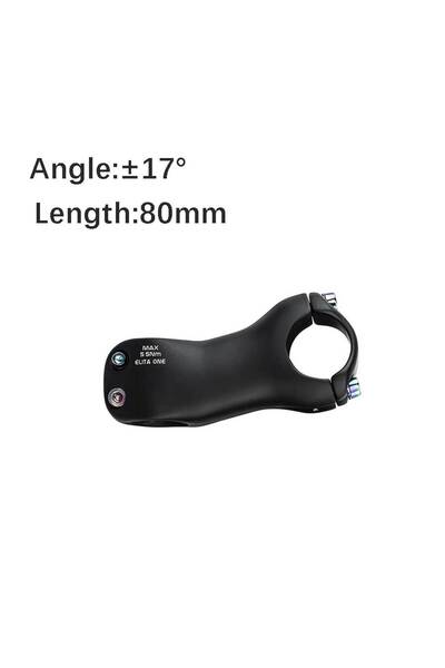 Choice 17Angle 80mm elitaone Carbon MTB Bicycle Stem 6/17 Degree 31.8mm Road ...