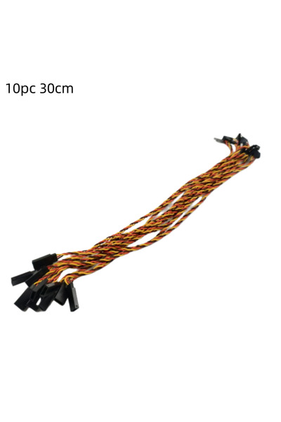 Choice 10 قطع من كابلات تمديد سيرفو JR بطول 30 سم و30 سلكًا مجدولًا عالي الجو...