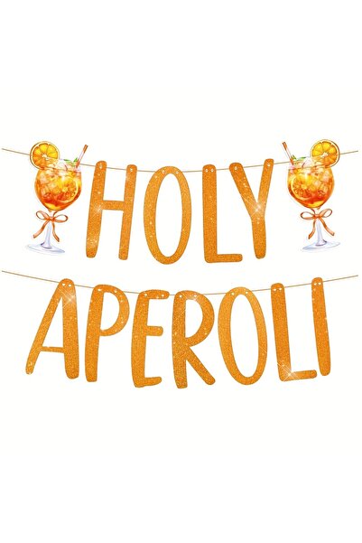 Choice Aperol Deko Aperol Deko Orange Girlande Banner Glitzer Wand Deko für G...
