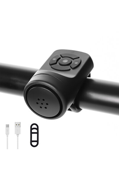 Choice بوق شحن دراجة هوائية أسود، جرس عالي الصوت، جرس كهربائي للدراجات الجبلي...