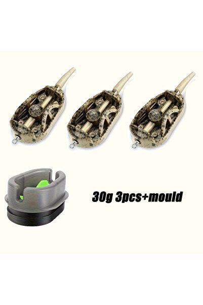 Choice مجموعة مغذيات صيد الكارب من يوتو، وزنها من 20 إلى 60 غرامًا، قابلة للت...