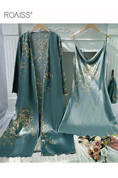 Royce 2-Piece Satin Printed Sleepwear Set