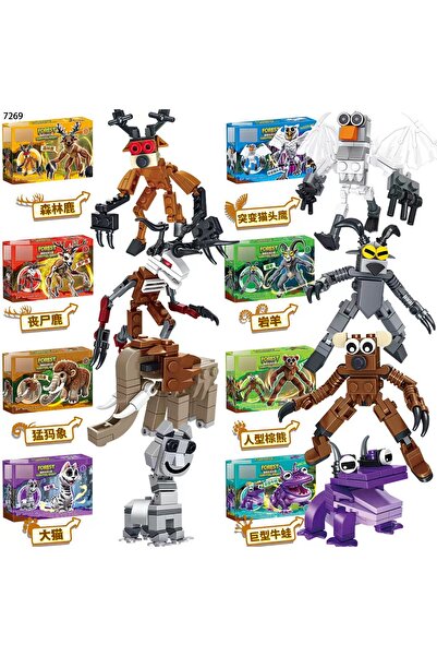 Choice 1 New 99 Nights In The Forest Block Toy Animal Deer Owl Figure Assembl...