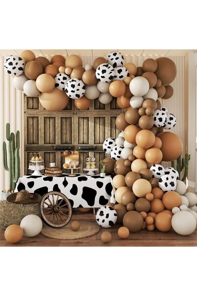 Choice Other Cowboy Balloon 141pcs Western Cowboy Balloon Garland Arch Kit, B...