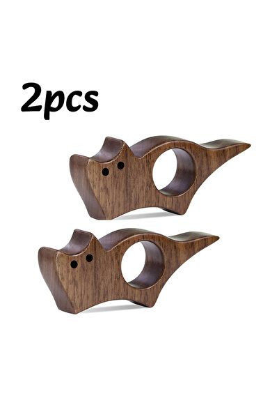 Choice 2pc 1-4pc Wooden Pet Cat Reading Bookmark One Hand Reading Thumb Book ...