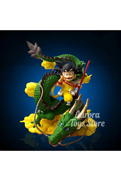 BANDAI A 13cm/5.12in Anime Dragon Ball Figure Shenron and Goku Action Figures...