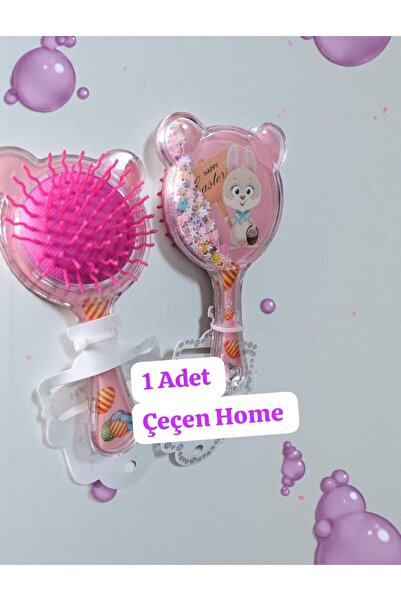 ÇEÇEN HOME Πολυτελής βούρτσα και χτένα μαλλιών για κορίτσια με λαβή από γκλίτ...