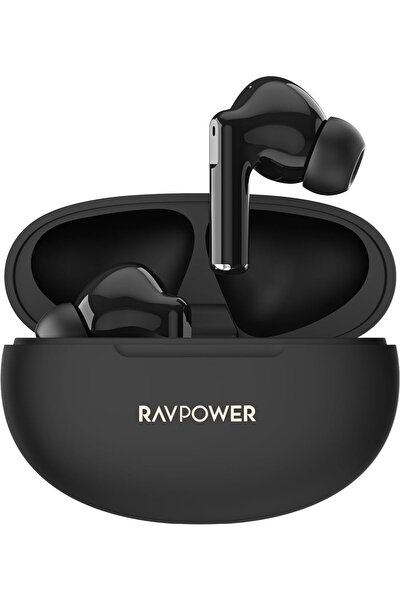 RavPower سماعات أذن لاسلكية بلوتوث من راف باور ستوديو - أسود