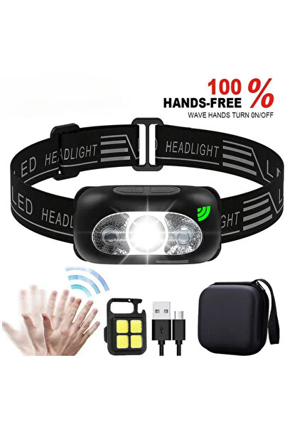 Choice3 مجموعة هايناست: مصباح رأس قوي الإضاءة، مصباح LED صغير، مصباح يدوي قوي...