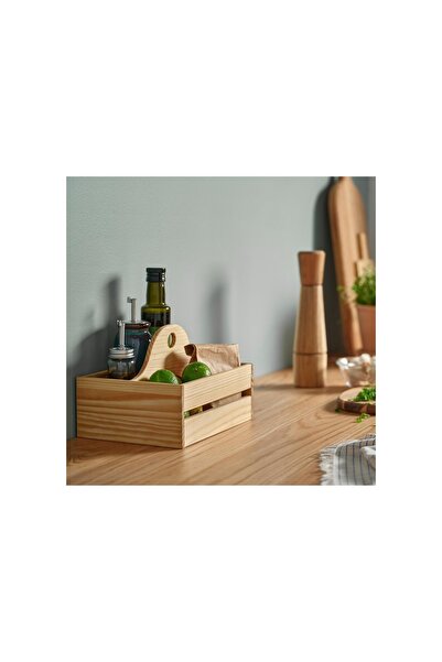 IKEA Chokladhaj Portable Organizer, Wooden, 25X18 cm Kitchen, Pantry, Table S...