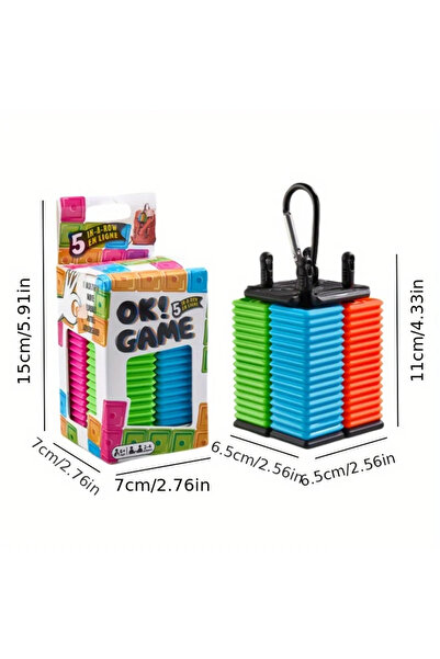 Choice Multicolor Portable Educational Gobang Game Toy Desktop Board Game Fiv...