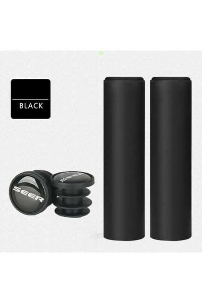 Choice Black SEER Bicycle Grips MTB Bike Handbar Grips Silicone Grips Cover A...