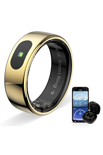 Choice 10 R08 Smart Ring Men Women with Charging Case Health and Sleep Monito...