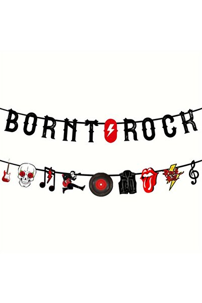 Choice لافتة "وُلدتُ لأُبدع" لامعة مع زينة نوتات موسيقية، ديكور حفلة عيد ميلا...