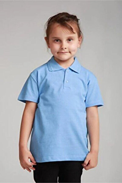 Arseno Κοντομάνικο μπλουζάκι πόλο με λαιμόκοψη και 2 κουμπιά σε μπλε χρώμα - ...