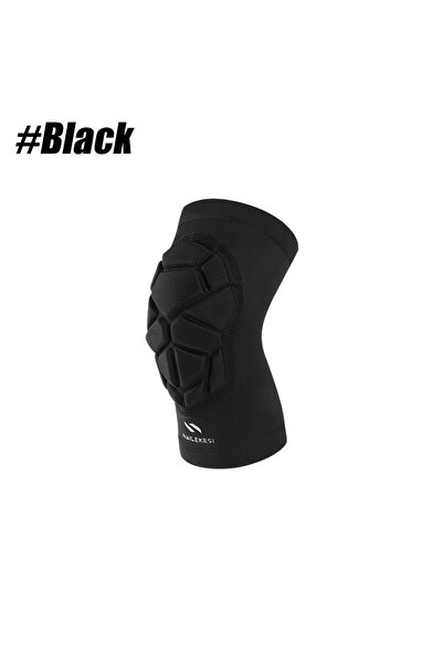 Choice واقي ركبة أسود مقاس صغير، قطعة واحدة، مناسب لكرة السلة للأطفال والشباب...