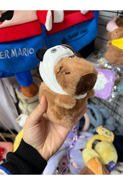 EyER Shoping Breloc cu pălărie Capy Bara de calitate VIP de dimensiune gigant...