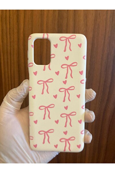 Newon Samsung Galaxy M31S Ribbon/Bow Printed Inside Velvet Premium Silicone P...