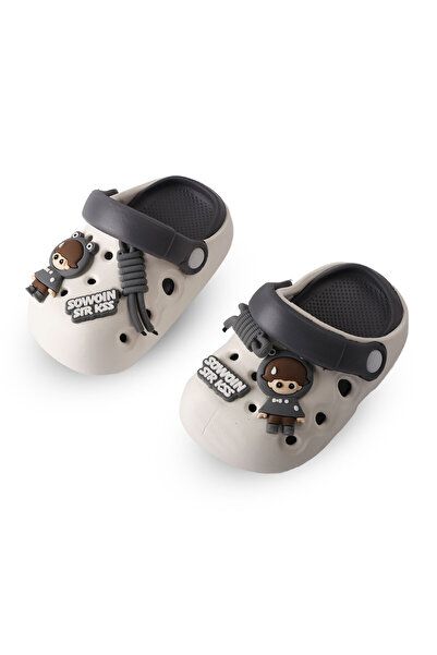TOOBACO Clogs with a back strap and childish stickers