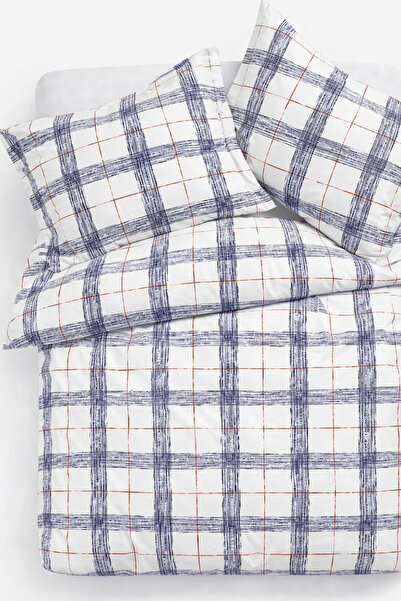 İQON Комплект двойно спално бельо Penna White SETÇİFT