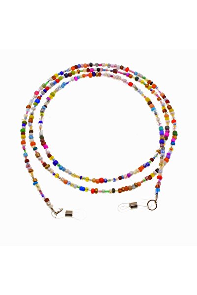 NKIE JEWELS Forehead Plated Colored Trend Sand Bead Colored Eyeglasses Access...