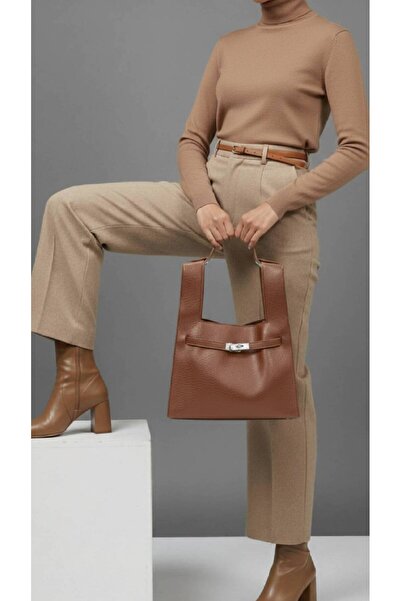 KIRASE Stylish Model Convenient Shopper Bag Shoulder Bag with Belt Accessory